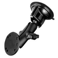 Twist lock suction cup Base with standard Arm & round plate Accessory  (COMBO)