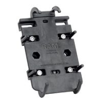 Holder for multiple devices including phones, whilst in a case, skin or sleeve