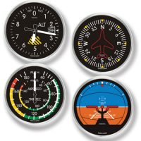 Classic 4-Piece Round Acrylic Instrument Coaster Set