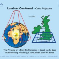 Instructional Poster - Lambert Conformal - Conic Projection