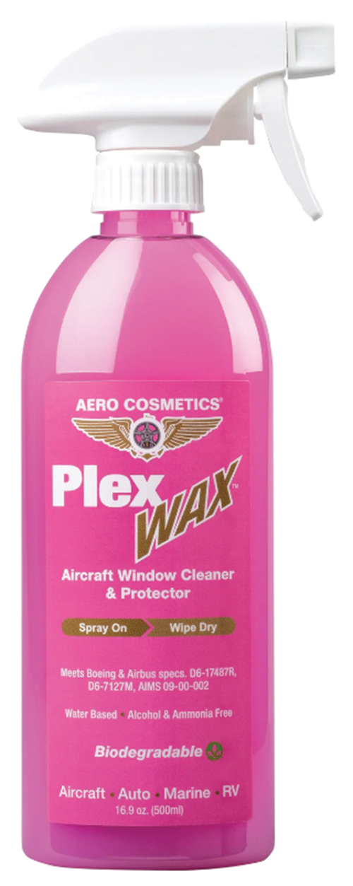 Plex Wax 500ml – Aircraft Window & Instrument Cleaner- Aero Cosmetics ...