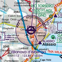 2024 Italy Centre VFR Chart 1:500 000 - Rogersdata