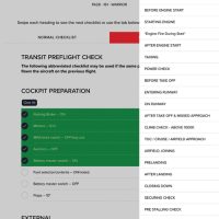 CIRRUS SR20 AIRCRAFT CHECKLIST