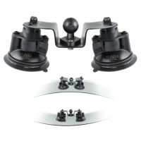 Dual Articulating Suction Cup Base with 1" Ball (BASE)