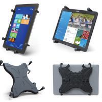 Holder. Universal X-Grip® cradle for iPad Pro & 12 inch Tablets with or without a case or skin