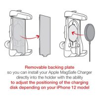 Holder. RAM-HOL-UN15. Quick-Grip™ Holder with Ball for Apple MagSafe Compatible Phones