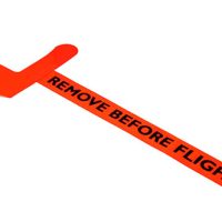 Pitot Head Covers – Remove Before Flight