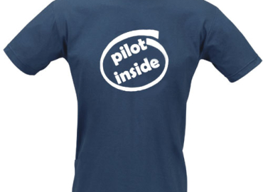 Slogan T-Shirt – PILOT INSIDE