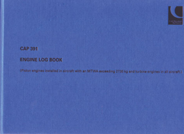 CAP 391 – Engine Log Book (MTWA exceeding 2730 kg)