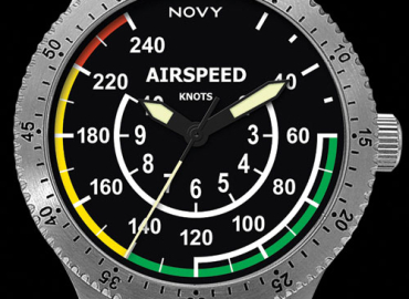 Novy–Swiss made Professional Pilot Watches (AIRSPEED N01-S)