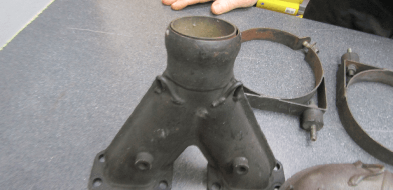 Quantum 582 Exhast complete spares parts