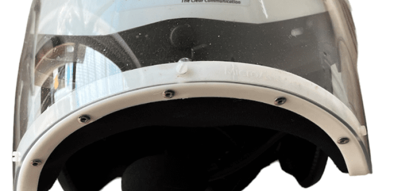 Micro Avionics Integrated headset helmet MP001B
