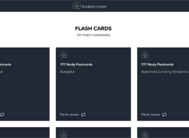 STUDY FLASHCARDS BOEING 777 STUDY FLASHCARDS