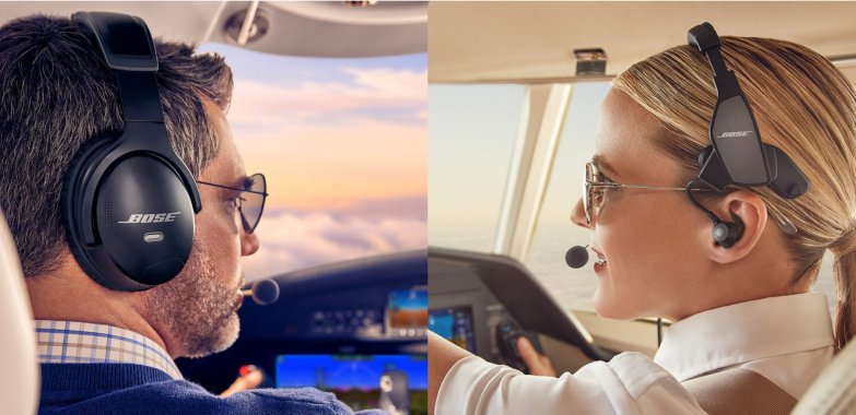 Bose Aviation Headsets: Prolonged Comfort, Superior Noise Cancellation, and Crystal-Clear Audio