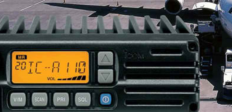 Icom A110 8.33 radio
