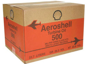 Aeroshell Turbine Oil 500 – Case 24 x 1 USQ (MIL-PRF-23699F)