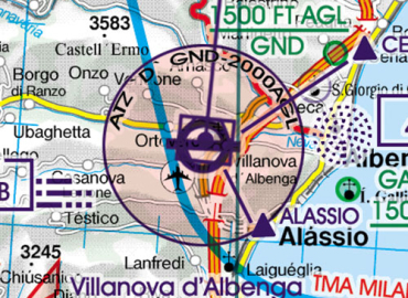 2024 Italy Centre VFR Chart 1:500 000 – Rogersdata