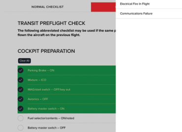 CIRRUS SR22 AIRCRAFT CHECKLIST