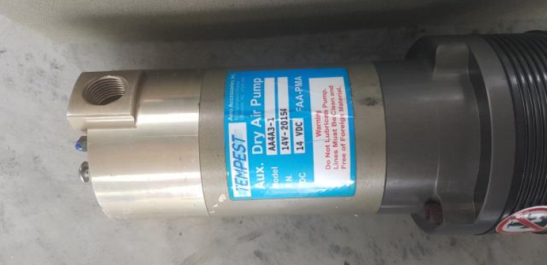 piper pa28 vacuum pump electric auxiliary