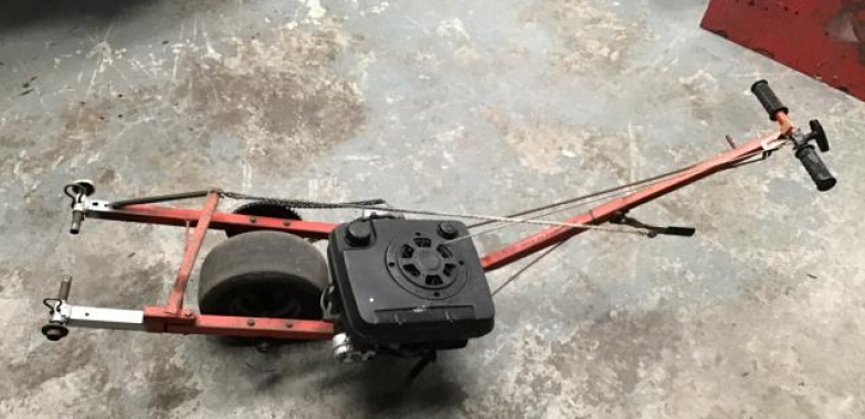 Hand controlled aircraft tug