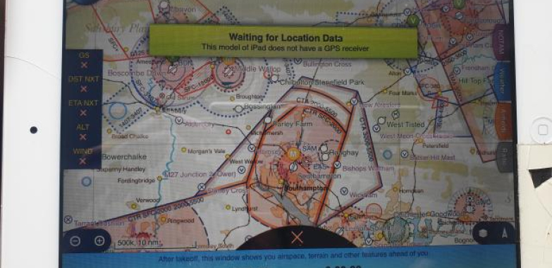 Ipad Mini with Skydemon