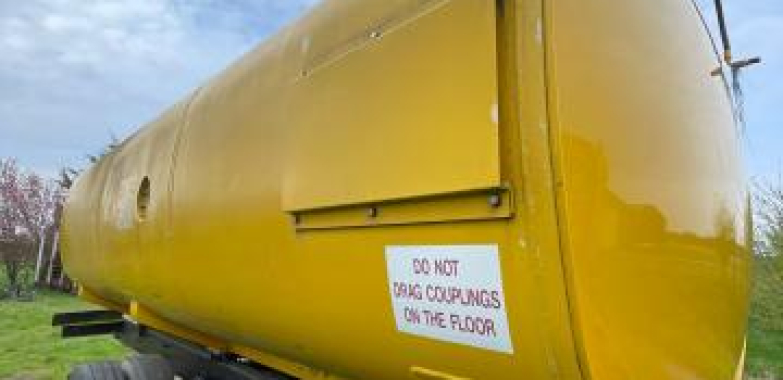 22,000 litre aluminium tank