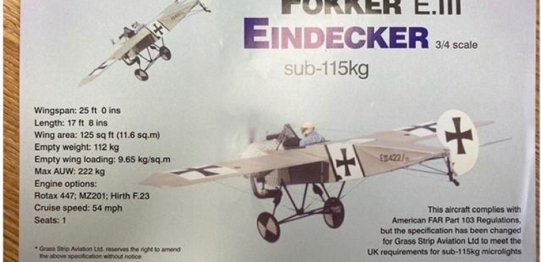 Fokker Eindecker E.111