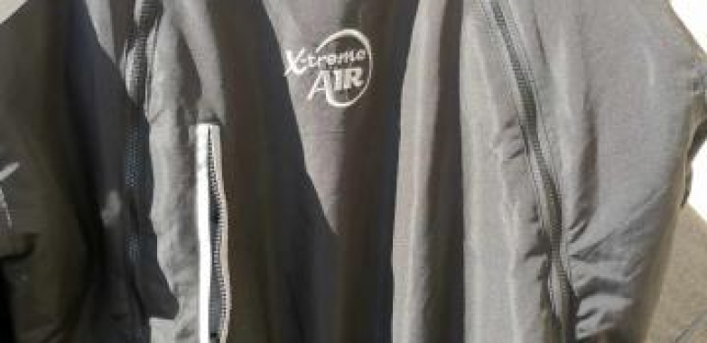 Pair of Ozee X-treme air flying suits. XXL and medium