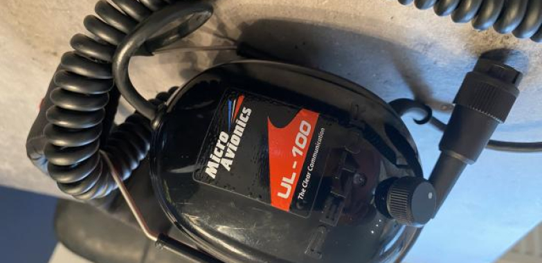 Microavionics UL-100 headset inc postage