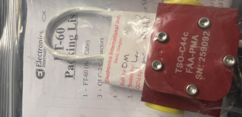 Red Cube (FT60) Fuel Flow Sensor for 4 Cyl to 350HP