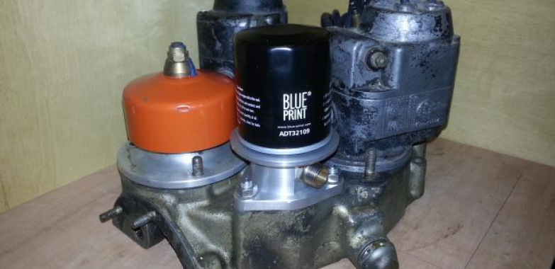 Continental Oil filter adapter O-200 C90 C85 (-12)