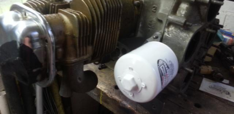 NEW DESIGN, Oil filter adapter for O-200 Continental engines