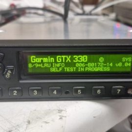 Garmin GTX330 Mode S transponder with encoder and wiring