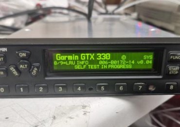 Garmin GTX330 Mode S transponder with encoder and wiring