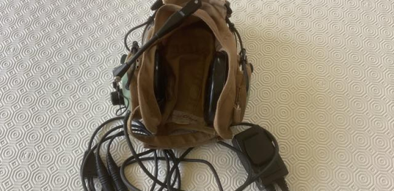 David Clark ANR Headset + flying helmet