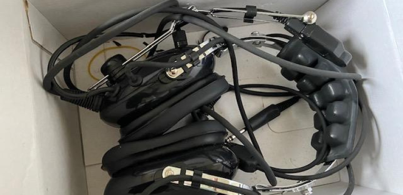 Pilot Communications P51 Headset used once