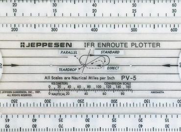 Jeppesen PV-5 IFR Enroute Plotter
