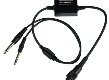 Microlight headset to GA headset Jacks – Micro Avionics