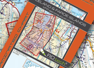 2024 Iceland-Faroe Islands VFR Charts 1:500 000 – Rogersdata (10 DAYS)