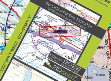 2024 Saudi Arabia South VFR Chart 1:1 000 000 – Rogersdata (10 DAYS)