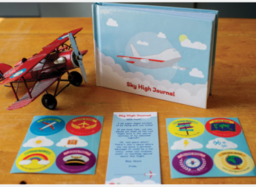 Sky High Journal Kids Travel Logbook