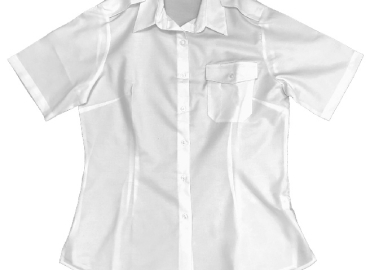 Ladies White Uniform Heritage Pilot Blouses – Short Sleeve